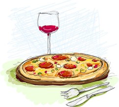 pizza_and_wine_illustration